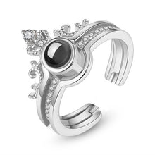 Load image into Gallery viewer, Rose Gold and Silver  Wedding Ring
