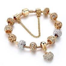 Load image into Gallery viewer, Crystal Heart Charm Bracelets&amp;Bangles